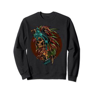 Aztec Skull Cool Death's Head Skeleton Inca Maya Gift Idea Sweatshirt